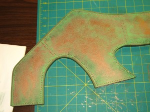 Closer look at the patina