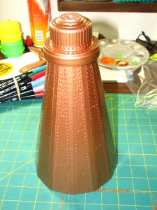 Propeller mount with cap inserted