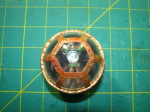 Turret glass in place