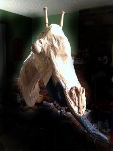 Giraffe head with some detail added
