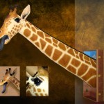 Giraffe Safari Mount Sculpture