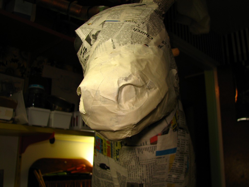 Taped nostrils